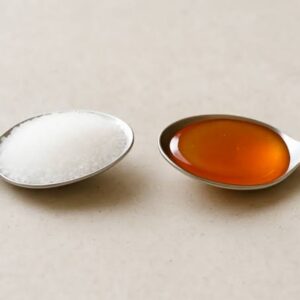 مقدار قند و کالری به ازای اندازه های متداول قاشق 🍯